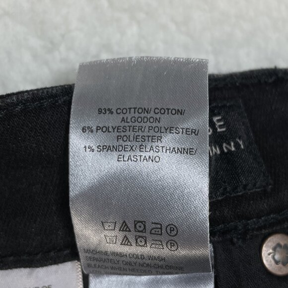 Lucky Brand Jeans Womens Sz 0/25 Black Ava Mid Rise Super Skinny Denim 26x27 - Picture 14 of 15